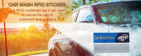 are car wash rfid stickers uhf|rfid car wash.